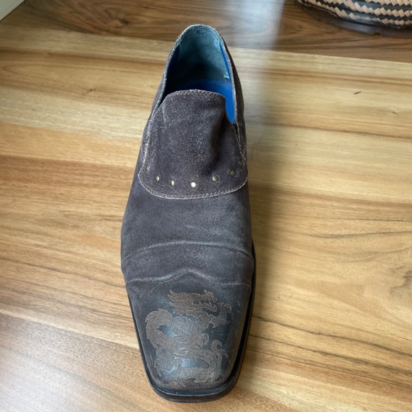 Mark Nason Brown Loafers with Embossed Design main image 7
